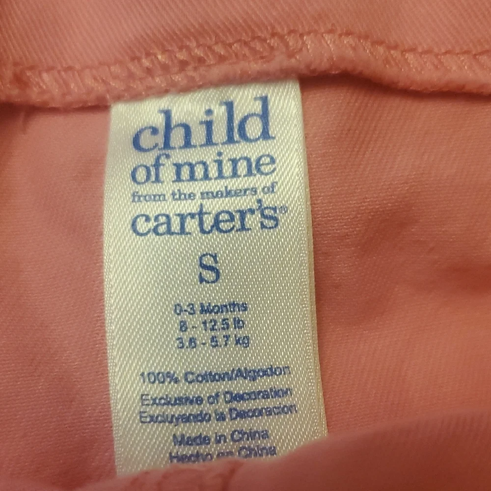 5 For‎ 25$ Child Of Mine Pink Baby Dress Size Small 0-3 Months